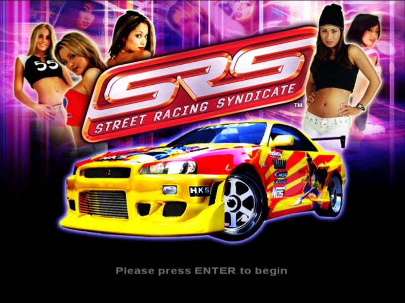Street Racing Syndicate Title Screen